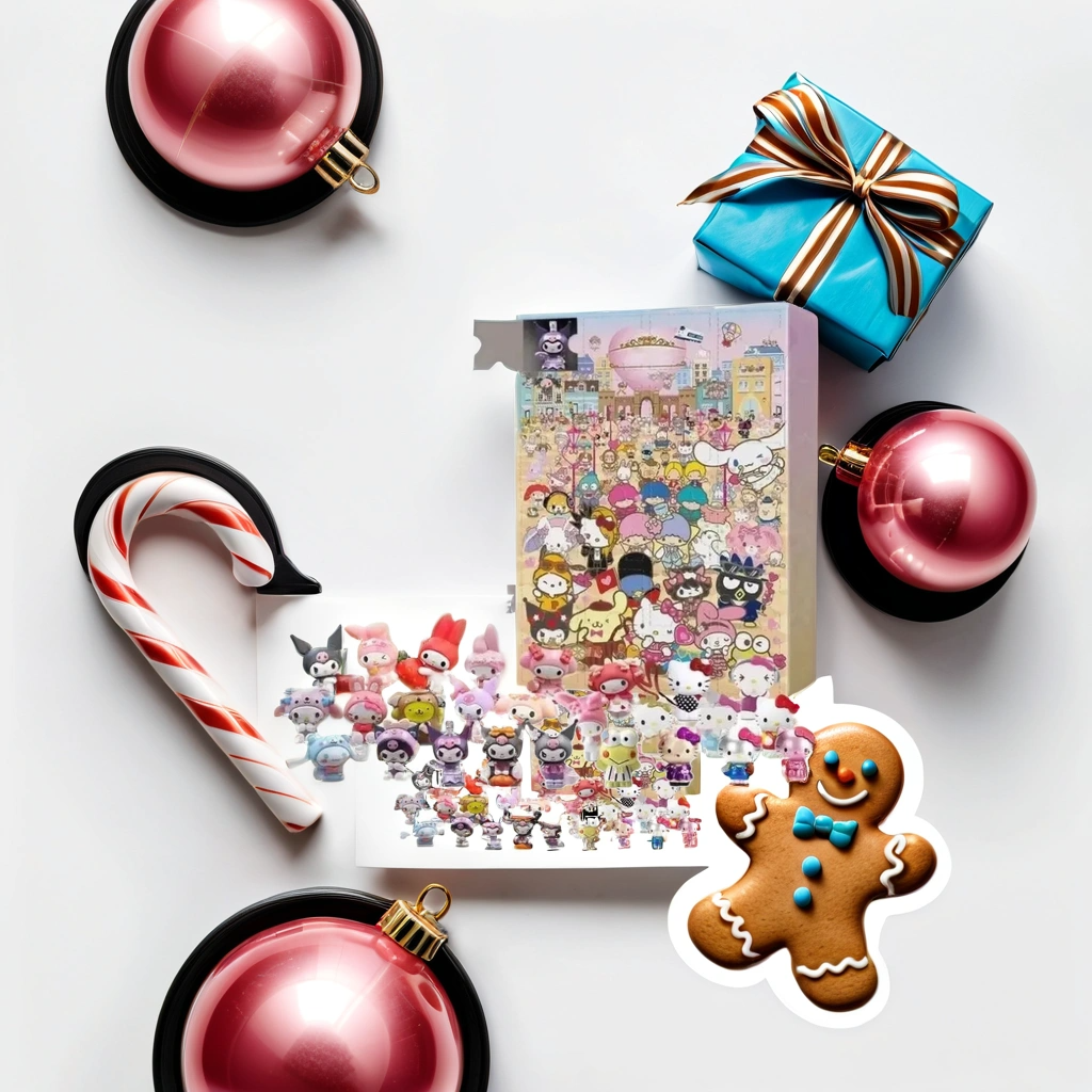 Surprise Christmas Advent Calendar for Girls - Sanrio, Hello Kitty, Kuromi