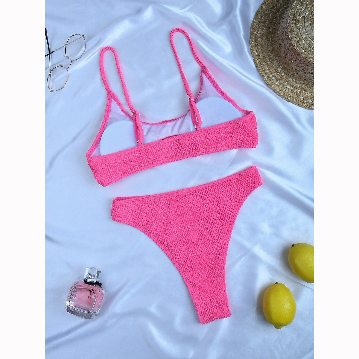 Peep Rib Bikini Set